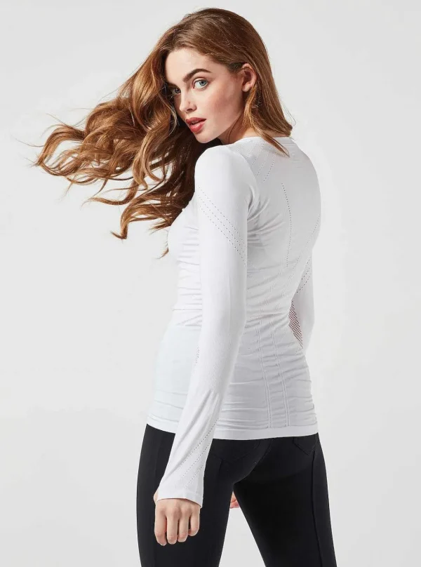 Women Blanc Noir Activewear*Ls Magnetic Top