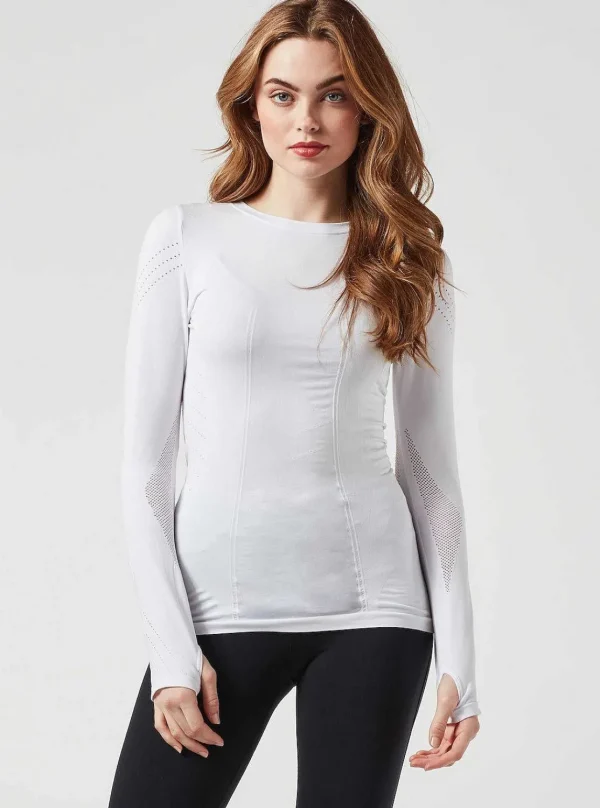 Women Blanc Noir Activewear*Ls Magnetic Top