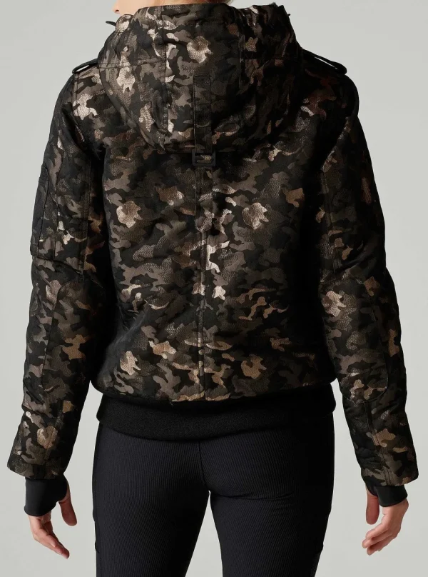 Women Blanc Noir Puffers & Coats*Lurex Camo Hayden Bomber