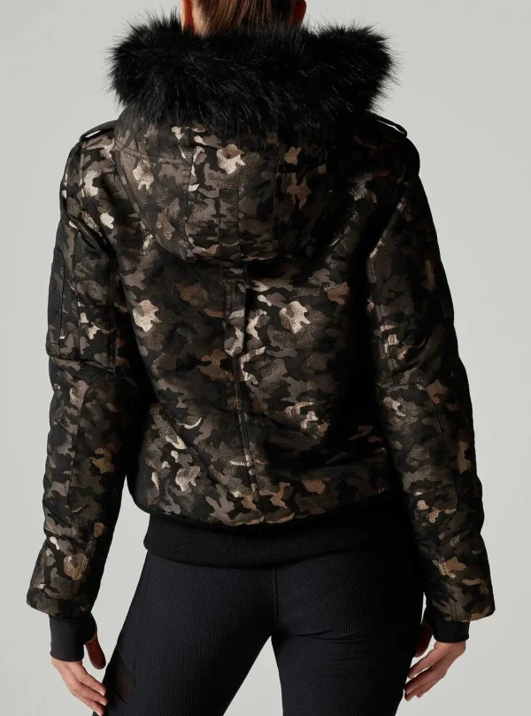 Women Blanc Noir Puffers & Coats*Lurex Camo Hayden Bomber