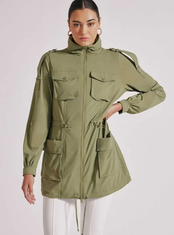 Women Blanc Noir Olive*Mastermind Anorak