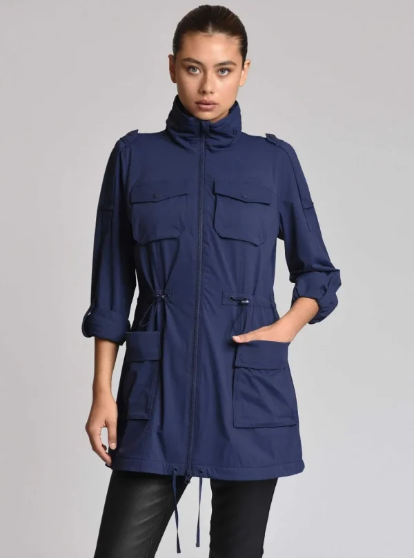 Women Blanc Noir Naval Blue*Mastermind Anorak