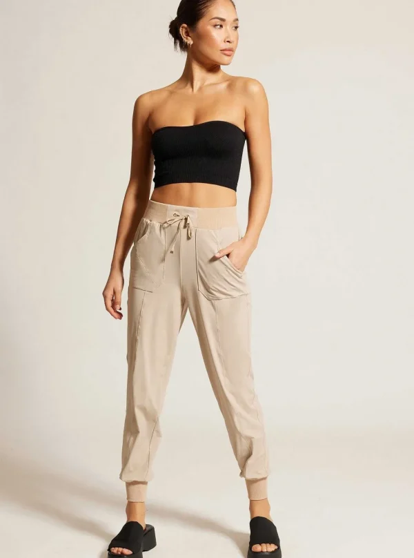 Women Blanc Noir Bottoms*Mastermind Jogger Gold Trims