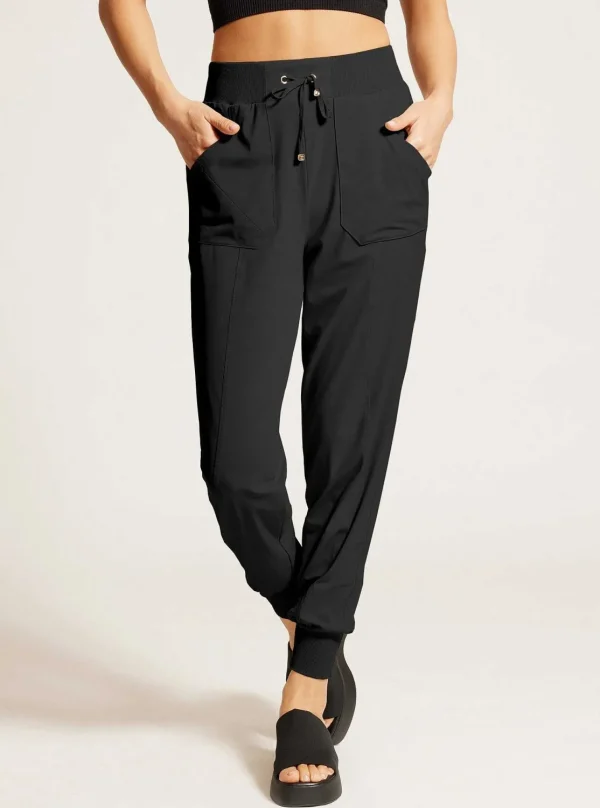 Women Blanc Noir Bottoms*Mastermind Jogger Gold Trims