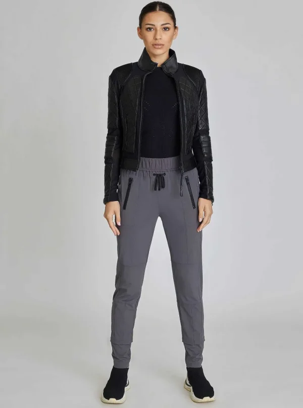 Women Blanc Noir Bottoms*Mastermind Moto Pant