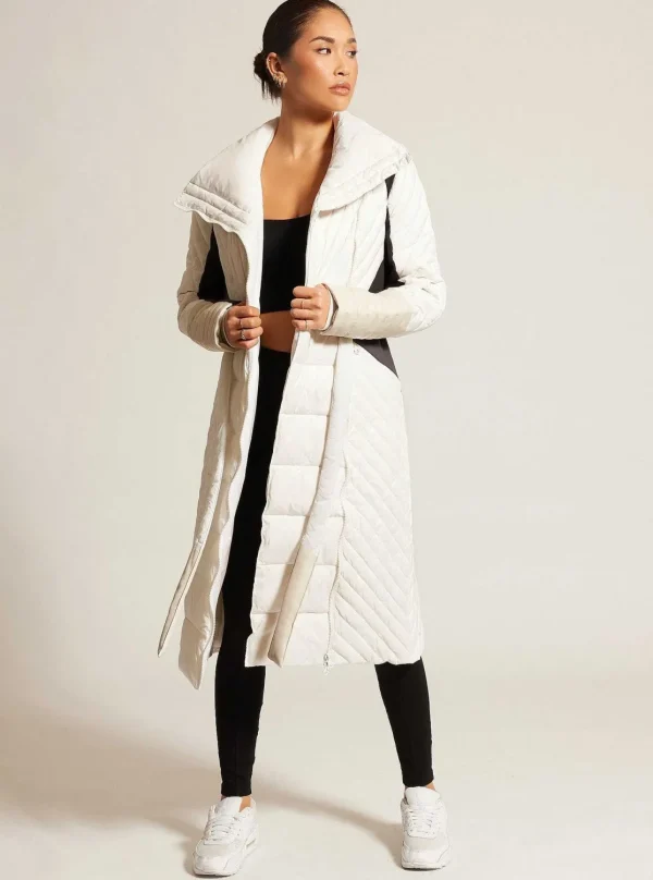 Women Blanc Noir Puffers & Coats*Motion Panel Down Filled Maxi Coat