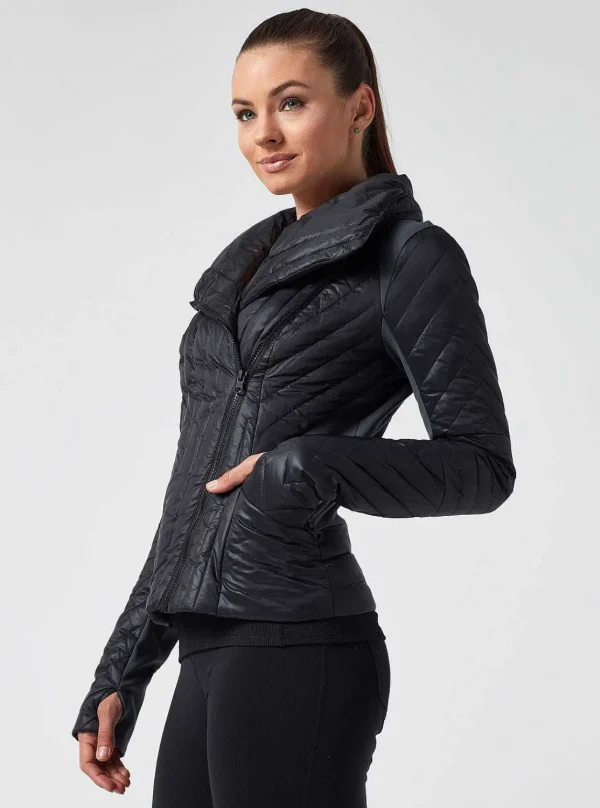 Women Blanc Noir Puffers & Coats*Motion Panel Puffer - Down Filled