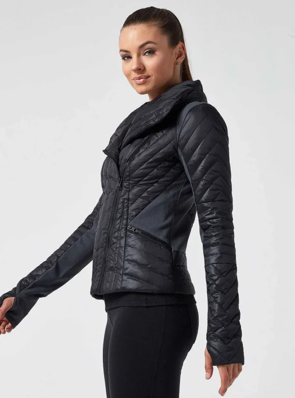 Women Blanc Noir Puffers & Coats*Motion Panel Puffer - Down Filled