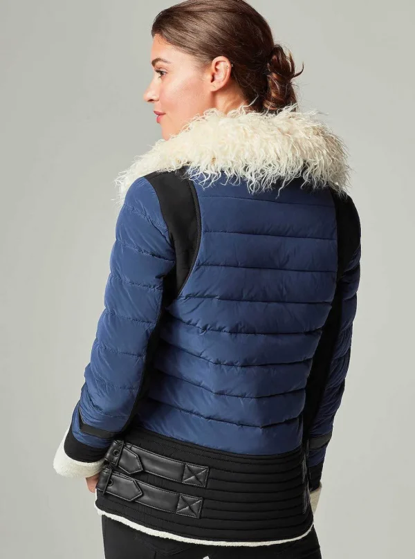 Women Blanc Noir Puffers & Coats*Moto Aviator Puffer - Down Filled