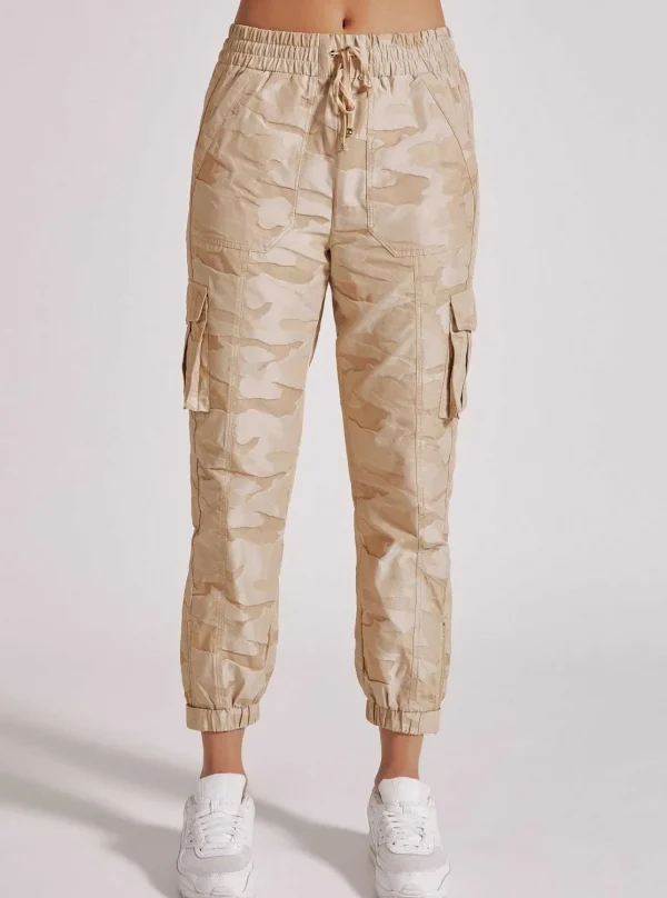 Women Blanc Noir Bottoms*New Camo Pant Gold Trims