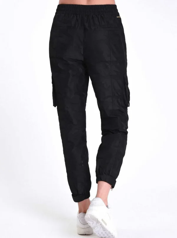 Women Blanc Noir Bottoms*New Camo Pant Gold Trims