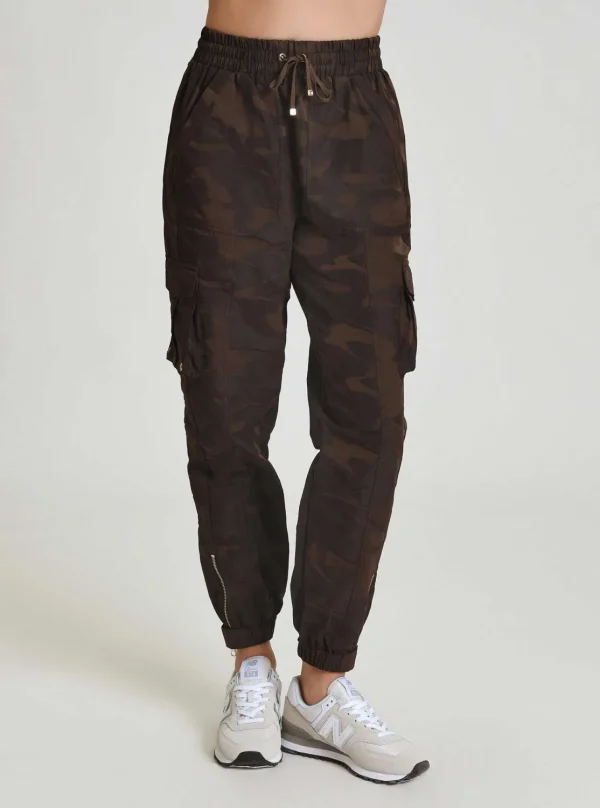 Women Blanc Noir Bottoms*New Camo Pant Gold Trims