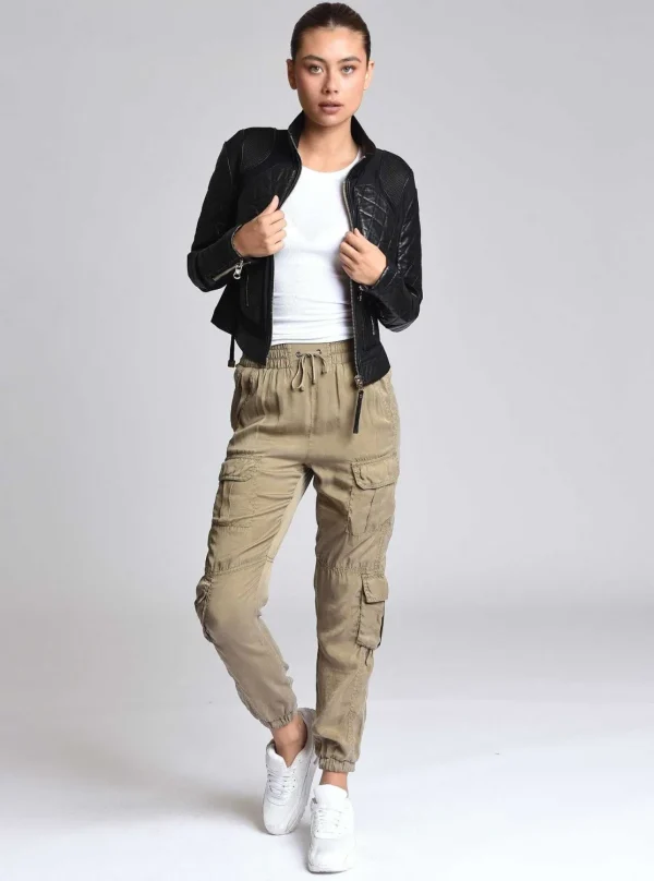 Women Blanc Noir Olive*Phoenix Tencel Jogger