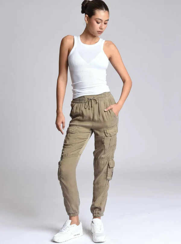 Women Blanc Noir Bottoms*Phoenix Tencel Jogger