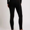 Women Blanc Noir Bottoms*Ponte Leather Legging