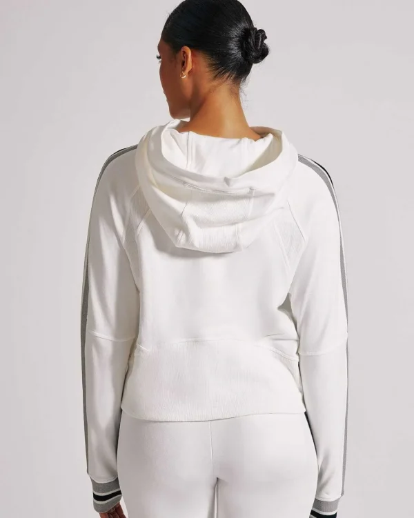 Women Blanc Noir Tops*Porto Half Zip Hoodie