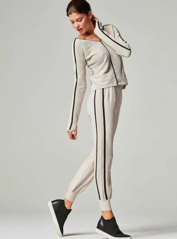 Women Blanc Noir Bottoms*Portola Jogger