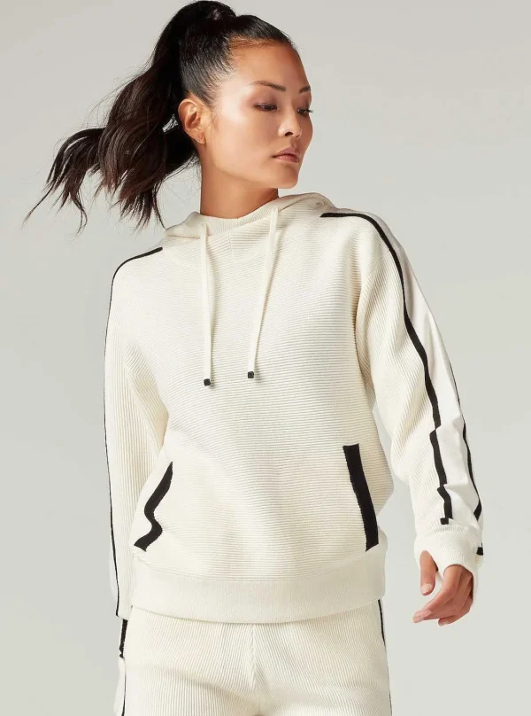 Women Blanc Noir Sweaters*Portola Pullover Hoodie