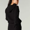 Women Blanc Noir Sweaters*Portola Pullover Hoodie