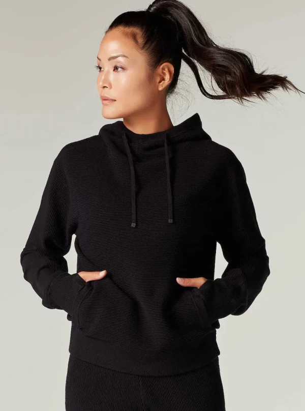 Women Blanc Noir Sweaters*Portola Pullover Hoodie