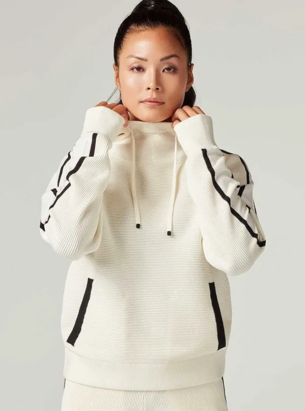 Women Blanc Noir Sweaters*Portola Pullover Hoodie