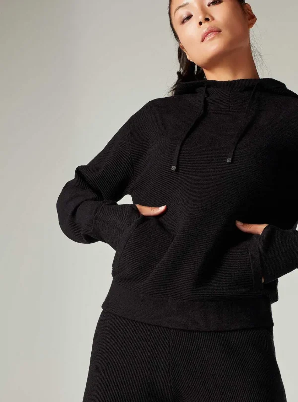 Women Blanc Noir Sweaters*Portola Pullover Hoodie