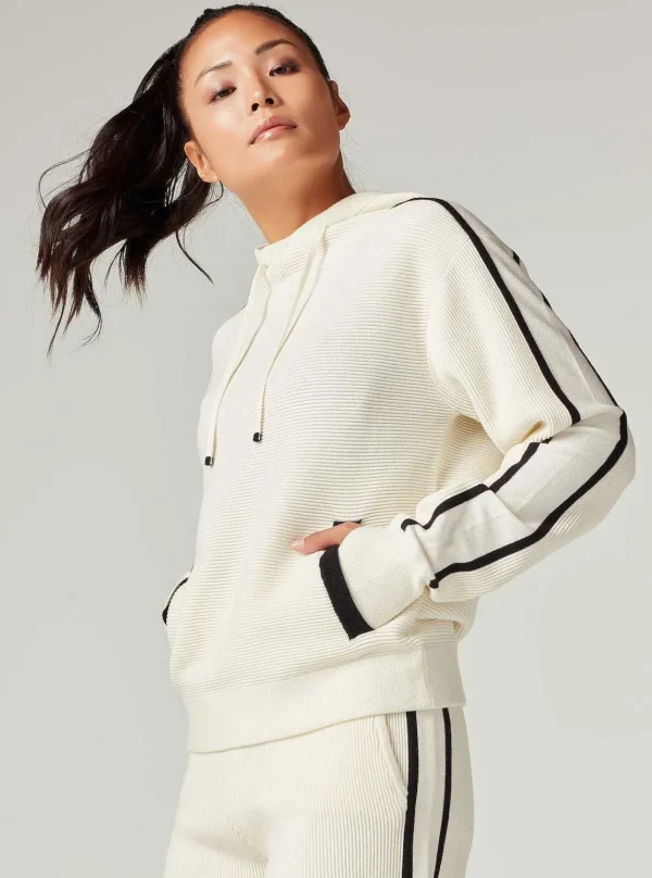 Women Blanc Noir Sweaters*Portola Pullover Hoodie