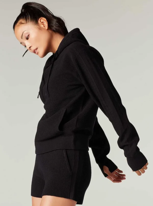 Women Blanc Noir Sweaters*Portola Pullover Hoodie