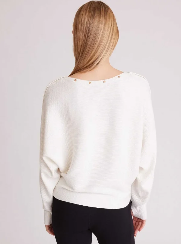 Women Blanc Noir Sweaters*Portola Sweater Gold Collection