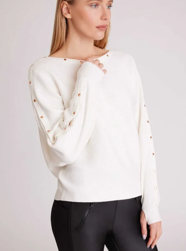 Women Blanc Noir Sweaters*Portola Sweater Gold Collection