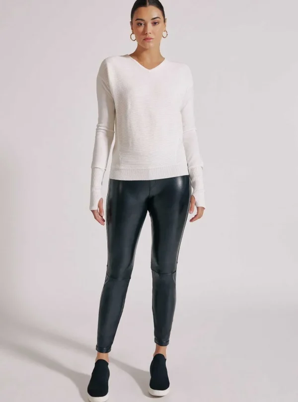 Women Blanc Noir Sweaters*Portola V Neck