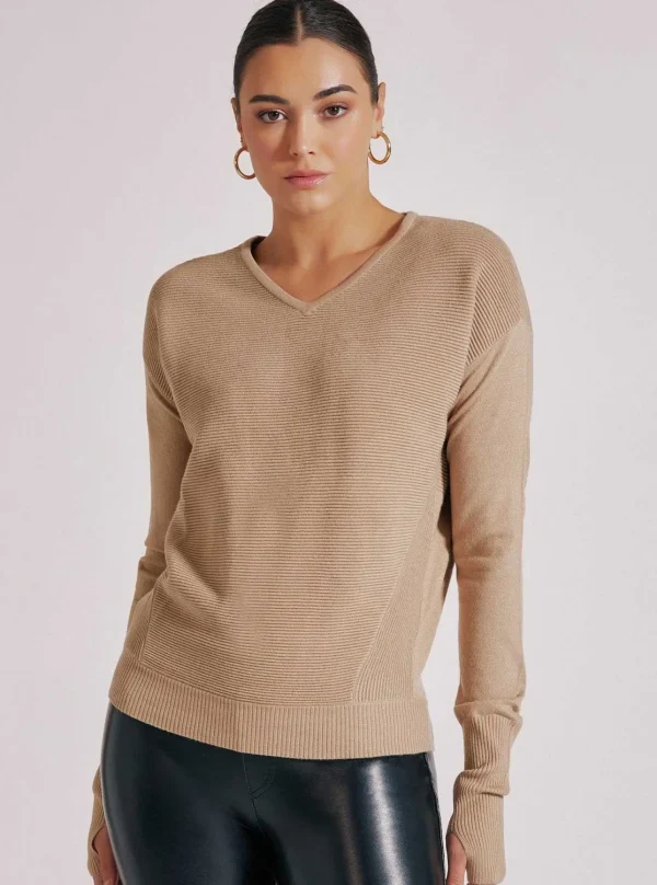 Women Blanc Noir Sweaters*Portola V Neck