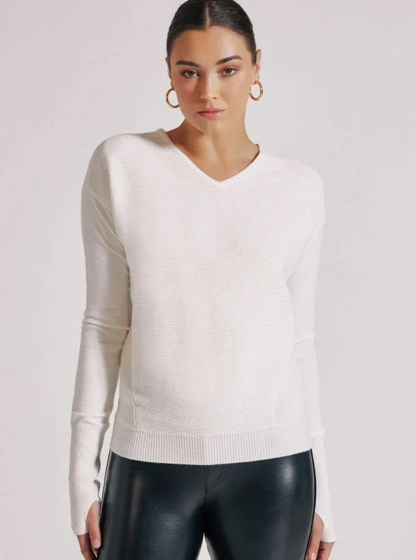 Women Blanc Noir Sweaters*Portola V Neck