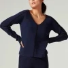 Women Blanc Noir Sweaters*Portola V Neck Sweater