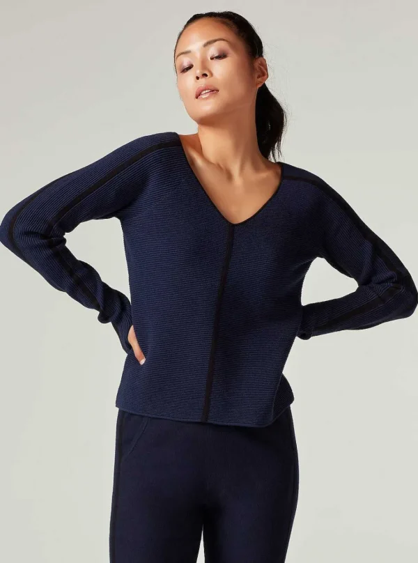 Women Blanc Noir Sweaters*Portola V Neck Sweater