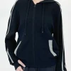 Women Blanc Noir Sweaters*Portola Zip Up Hoodie