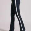 Women Blanc Noir Bottoms*Racing Stripe Bootcut Legging