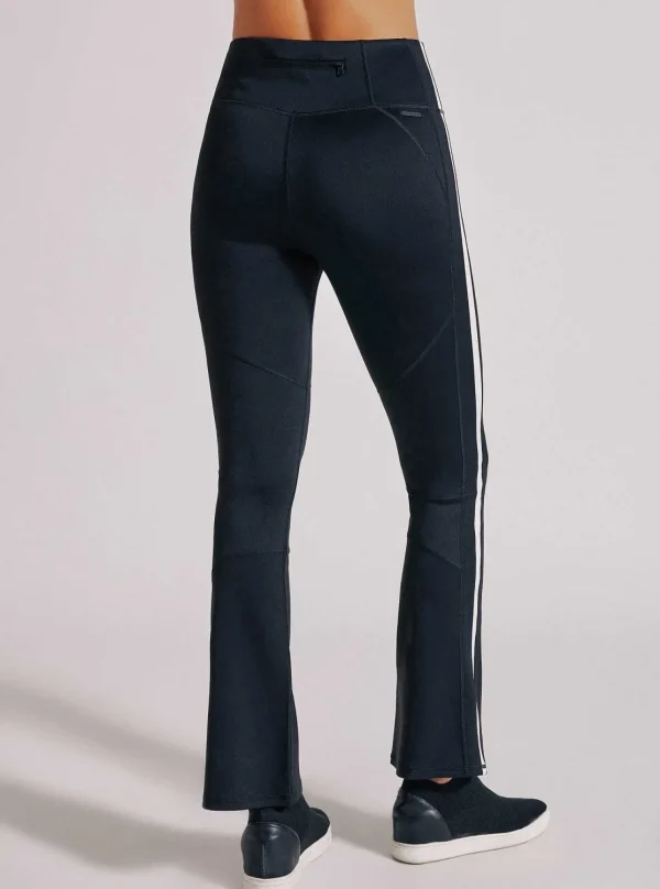 Women Blanc Noir Bottoms*Racing Stripe Bootcut Legging