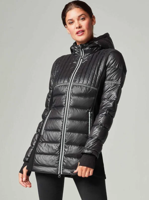 Women Blanc Noir Puffers & Coats*Reflective Inset Feather Weight Parka