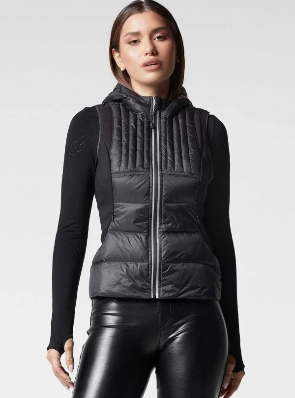 Women Blanc Noir Puffers & Coats*Reflective Inset Feather Weight Vest