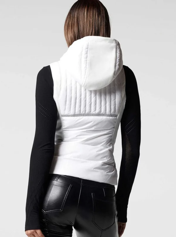 Women Blanc Noir Puffers & Coats*Reflective Inset Feather Weight Vest