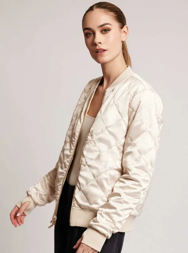 Women Blanc Noir Jackets & Anoraks*Reversible Camo Bomber Gold Trims