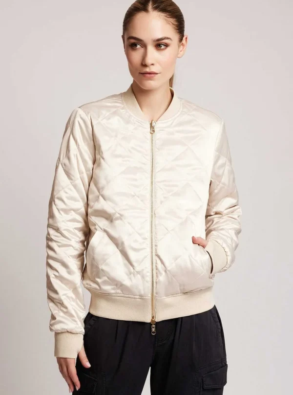 Women Blanc Noir Jackets & Anoraks*Reversible Camo Bomber Gold Trims