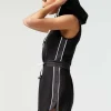 Women Blanc Noir Bottoms*Scuba Romper