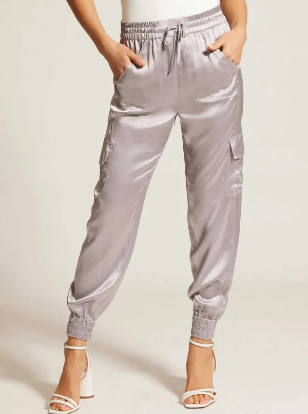 Women Blanc Noir Bottoms*Silk Jogger