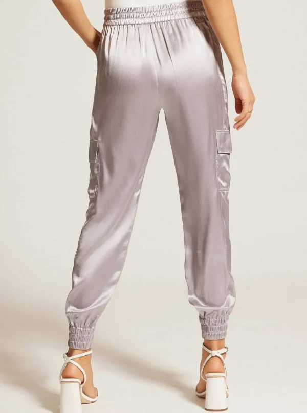 Women Blanc Noir Bottoms*Silk Jogger