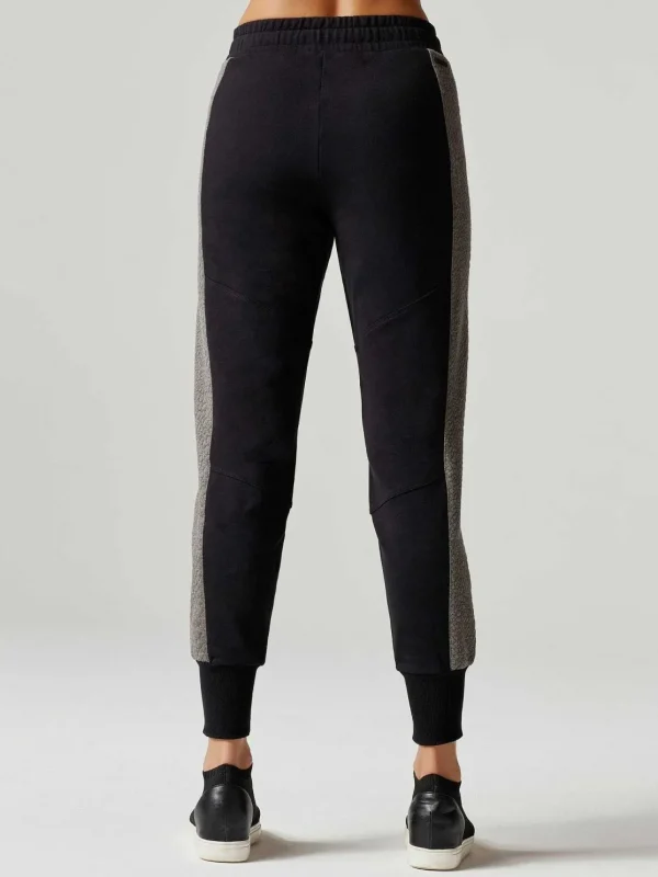 Women Blanc Noir Bottoms*Snake Jacquard Jogger