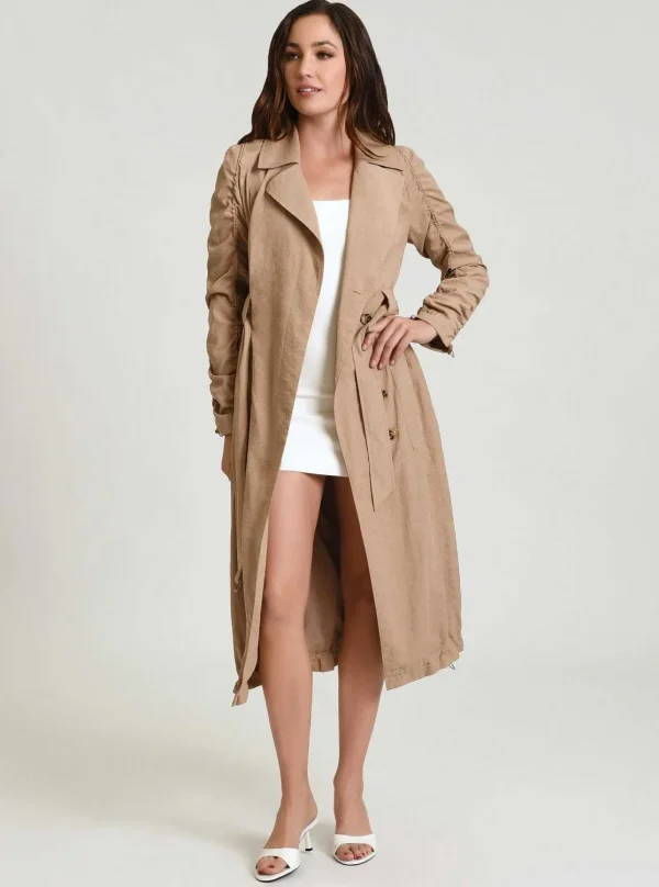 Women Blanc Noir Olive*Soft Penelope Trench