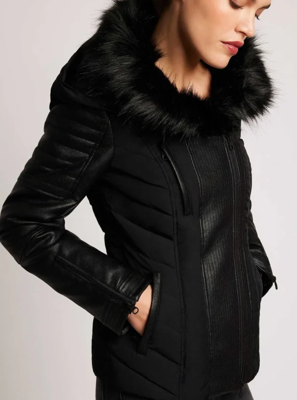 Women Blanc Noir Puffers & Coats*Sophia Hooded Jacket