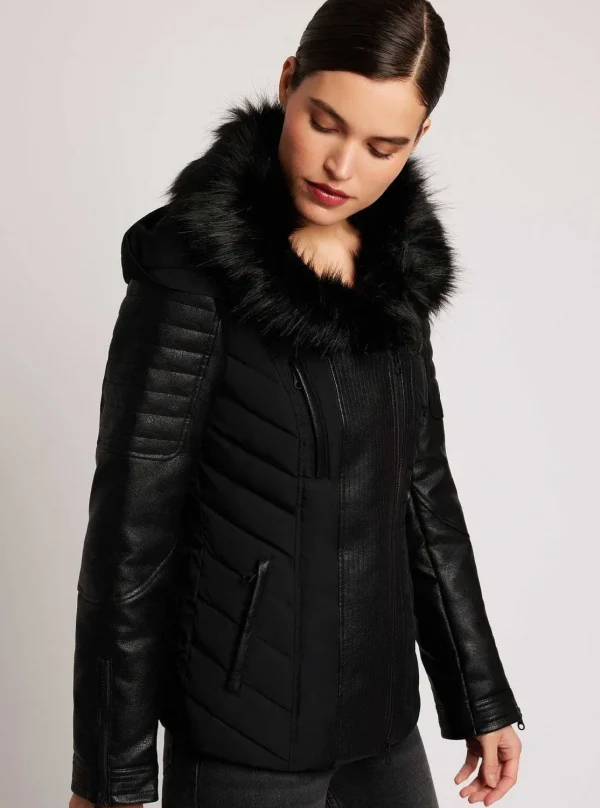 Women Blanc Noir Puffers & Coats*Sophia Hooded Jacket